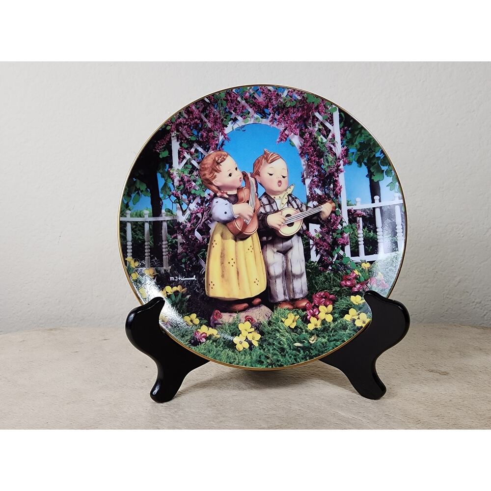 Hummel Little Musicians Danbury Mint Year 1992 Plate Collection 8 1/4" Vintage